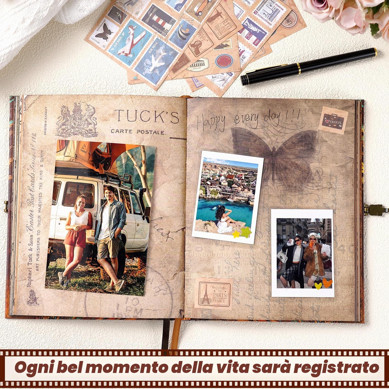 My Album fotografico, (Stile mappa retrò)