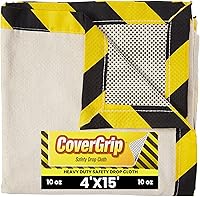 Vista 9 de Quick Drop - Paño de seguridad de lona de 8 onzas, 3.5 x 4 pies