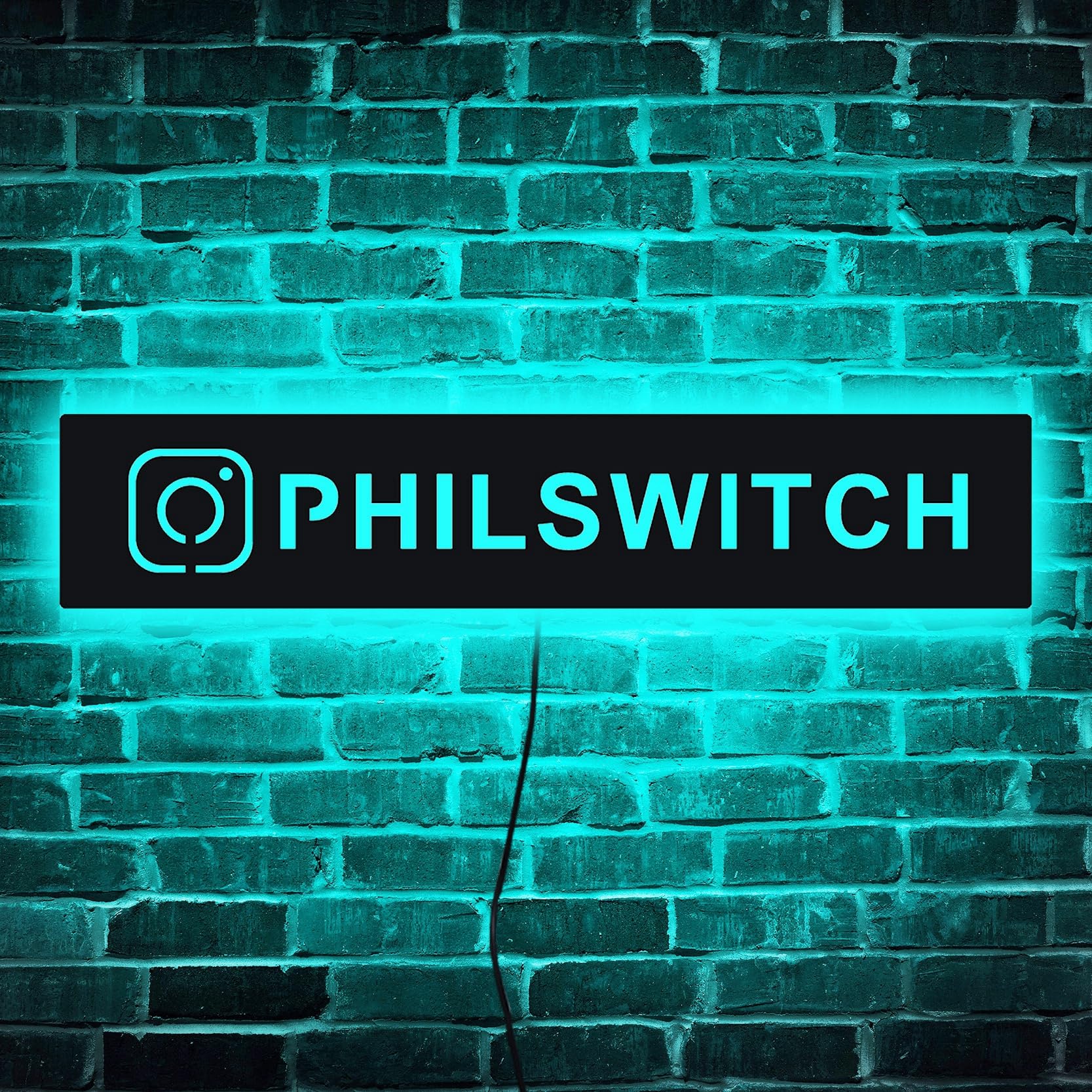 Instagram Username Neon Sign | Instagram Custom LED Sign | Social Media Influencer Decor | Instagrammer Neon Light | Custom Neon Sign