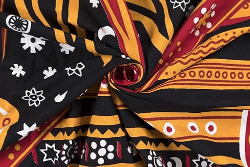 Miniatura 6 de Popular Handicrafts  Cortinas de ventana con diseño de mandala, estilo indio, bohemio, sol, luna, hermosas cortinas para dormitorio, sala de estar,