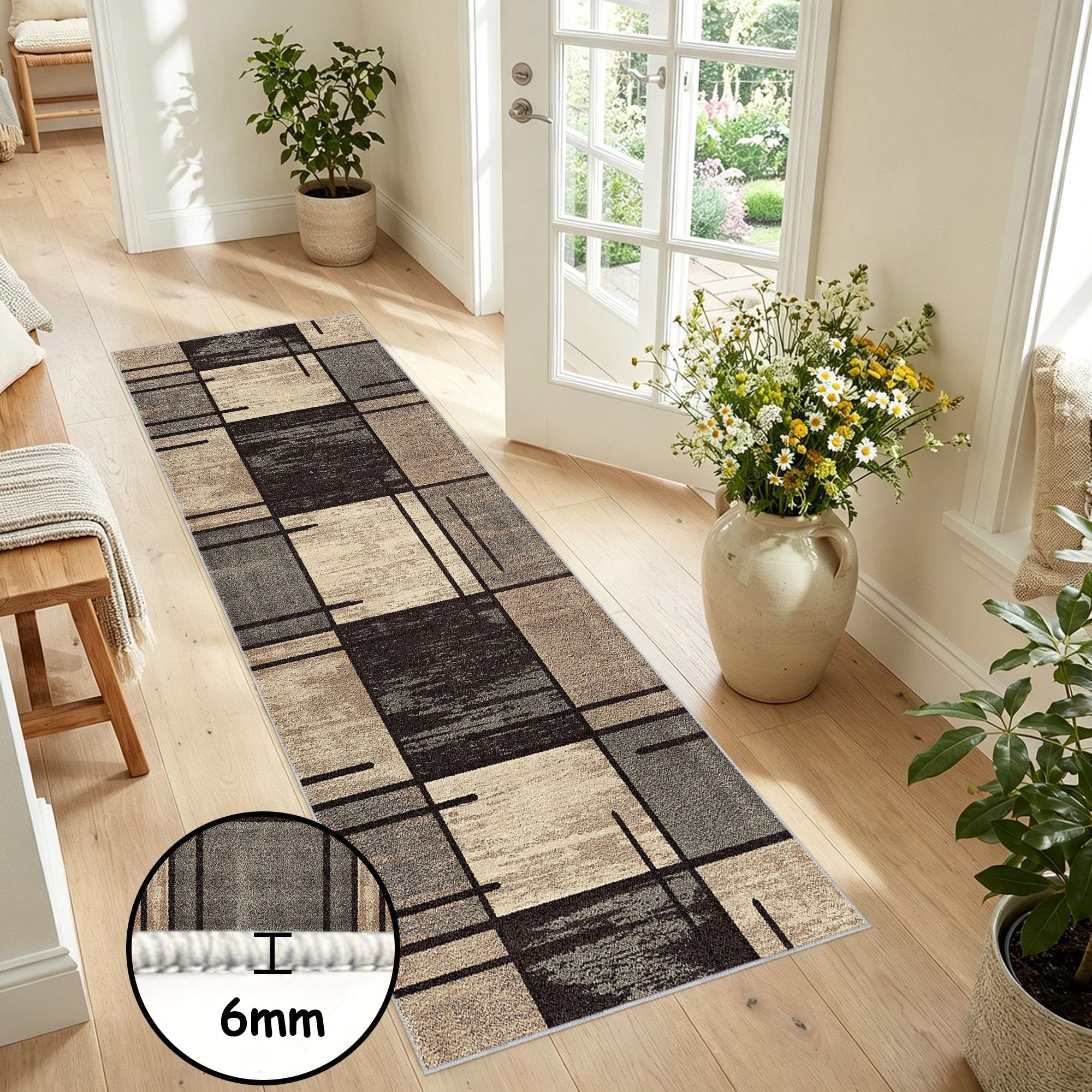 Tapis Couloir Antidérapant Long Rug 100 x 160 cm