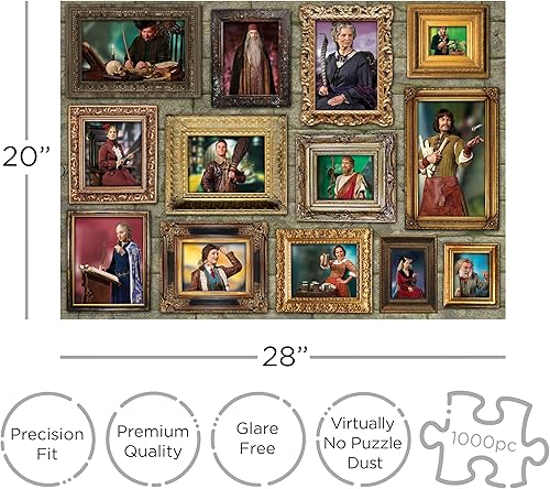 Miniatura 2 de AQUARIUS Harry Potter Witches & Wizards - Rompecabezas de 1000 piezas (rompecabezas de 1000 piezas), sin deslumbramiento, ajuste de precisión,