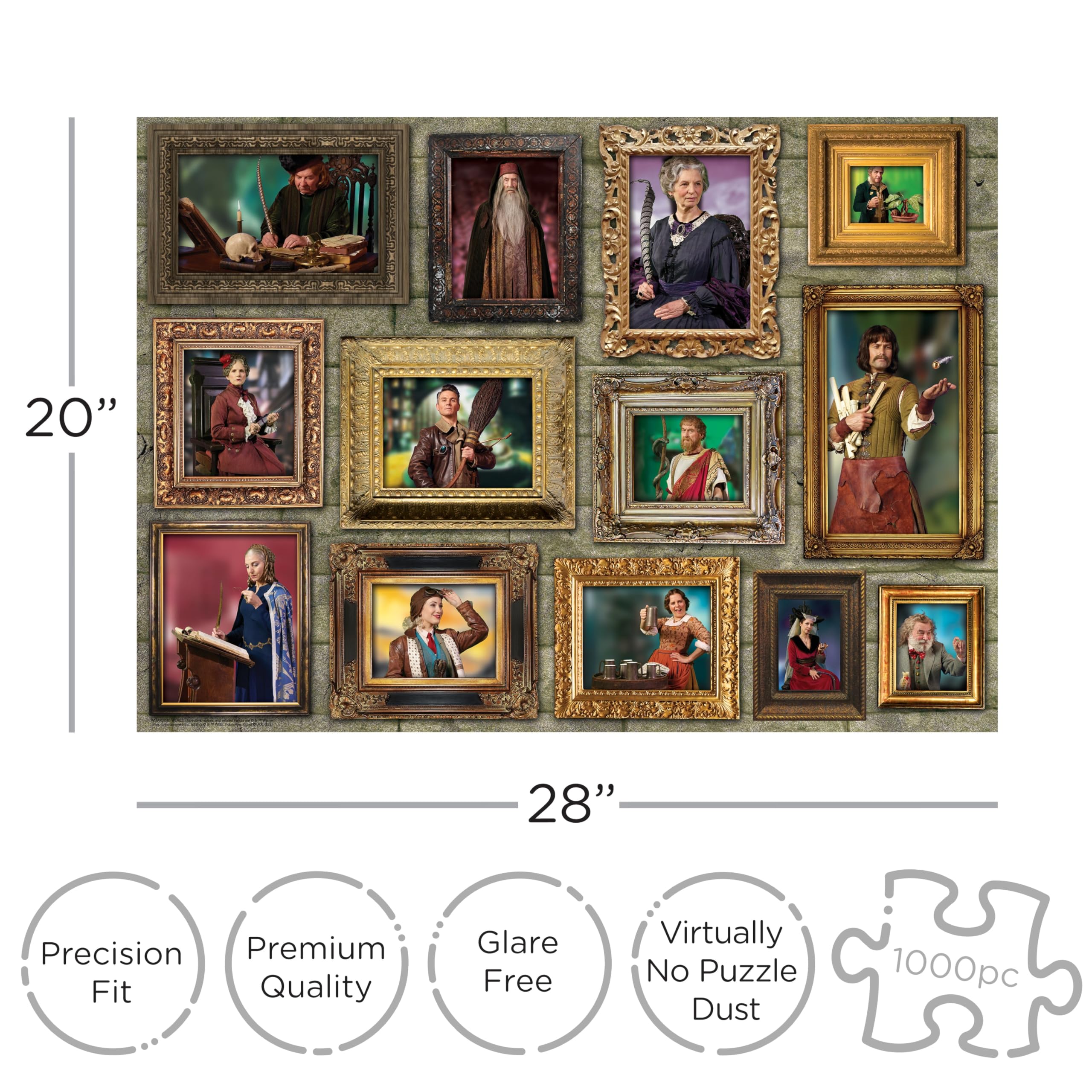 AQUARIUS Harry Potter Witches & Wizards 1000pc Puzzle (1000 Piece Jigsaw Puzzle), Glare Free, Precision Fit - Image 2