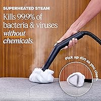 Vista 3 de Dupray Limpiador de vapor limpio multiusos resistente para suelos, autos, uso doméstico y más