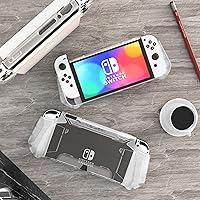 Vista 7 de Mumba Funda acoplable para Nintendo Switch OLED 2021 serie Blade - Funda protectora de TPU con agarre compatible con Nintendo Switch OLED y Joy-Con