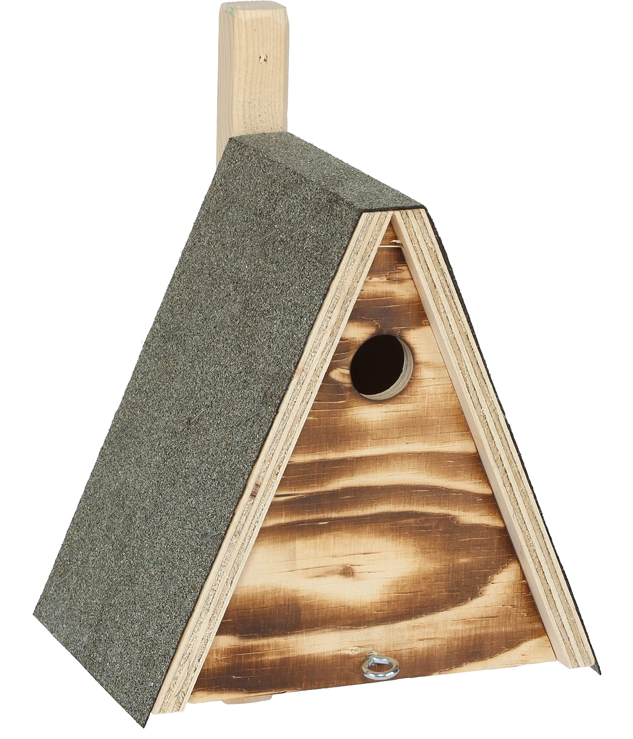 Dehner Natura Wild Bird Nest Box Entrance Hole, Brown