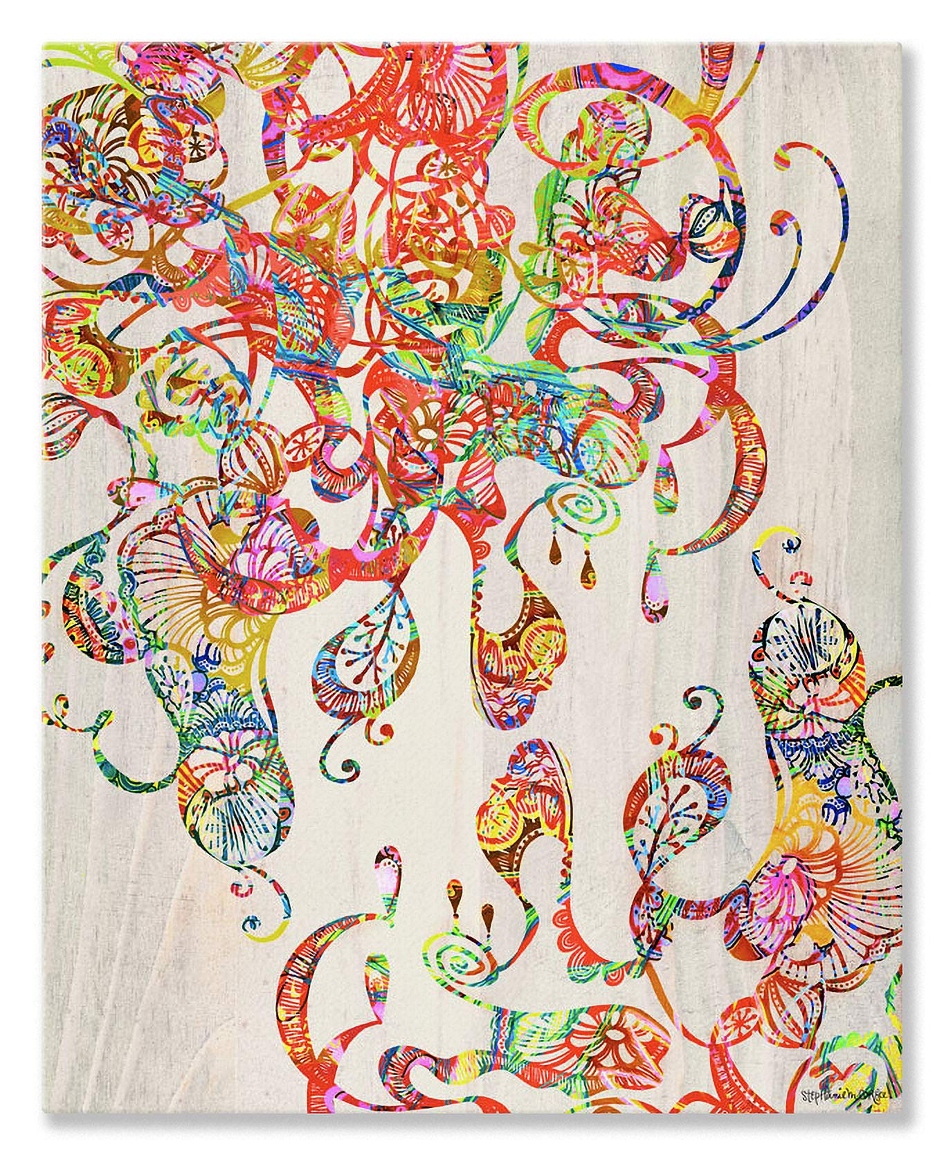 Wheatpaste - Beautiful Mess 18x24 Canvas Wall Art, by Stephanie Corfee