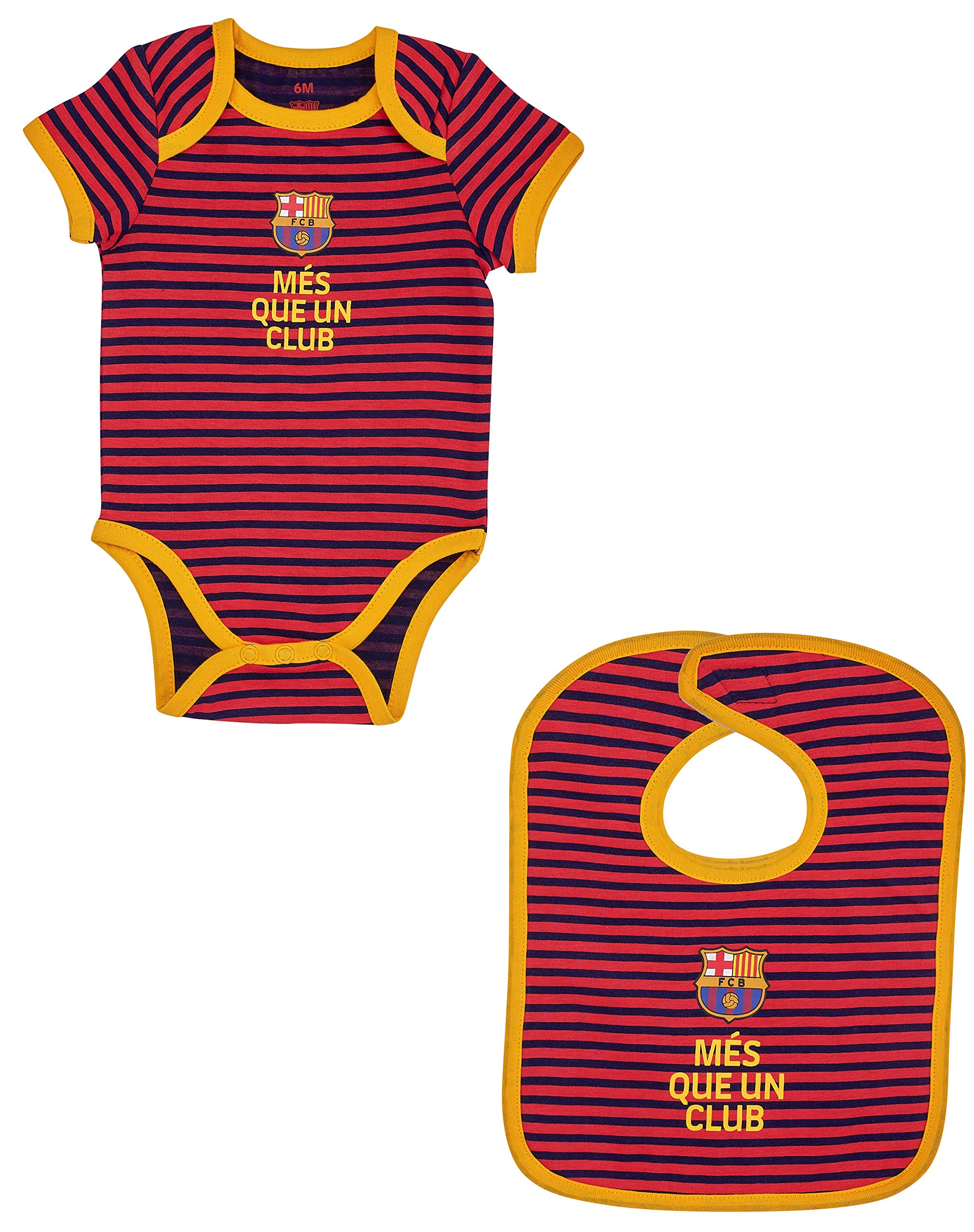 Body Bavoir Barça - Collection Officielle FC Barcelone - bébé garçon