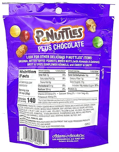 Miniatura 3 de P-Nuttles Butter Toffee Peanuts Variety Pack of 6 Candied Nuts, Party Mix, Sweet & Salty Mix, Made in the USA, Kosher