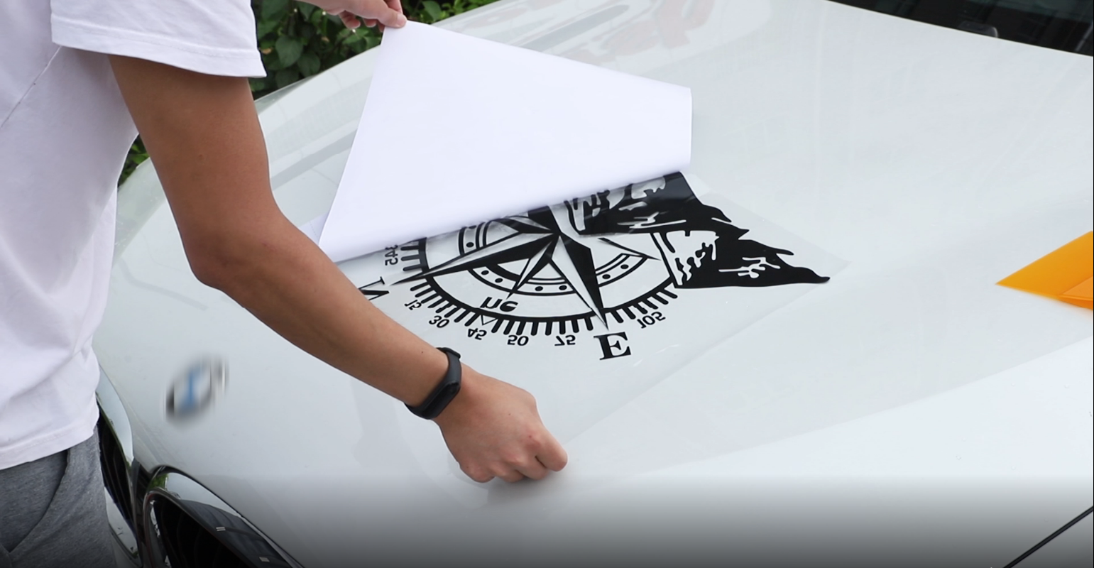 AMA SHOP Adesivo Sagomato Corno Portafortuna Stilizzato | Adesivi - Foto 3