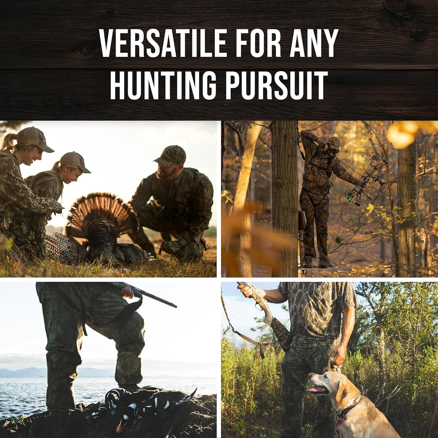 Mossy Oak Men's Hunting Pants Camo Cotton Mill Flex - Image 6