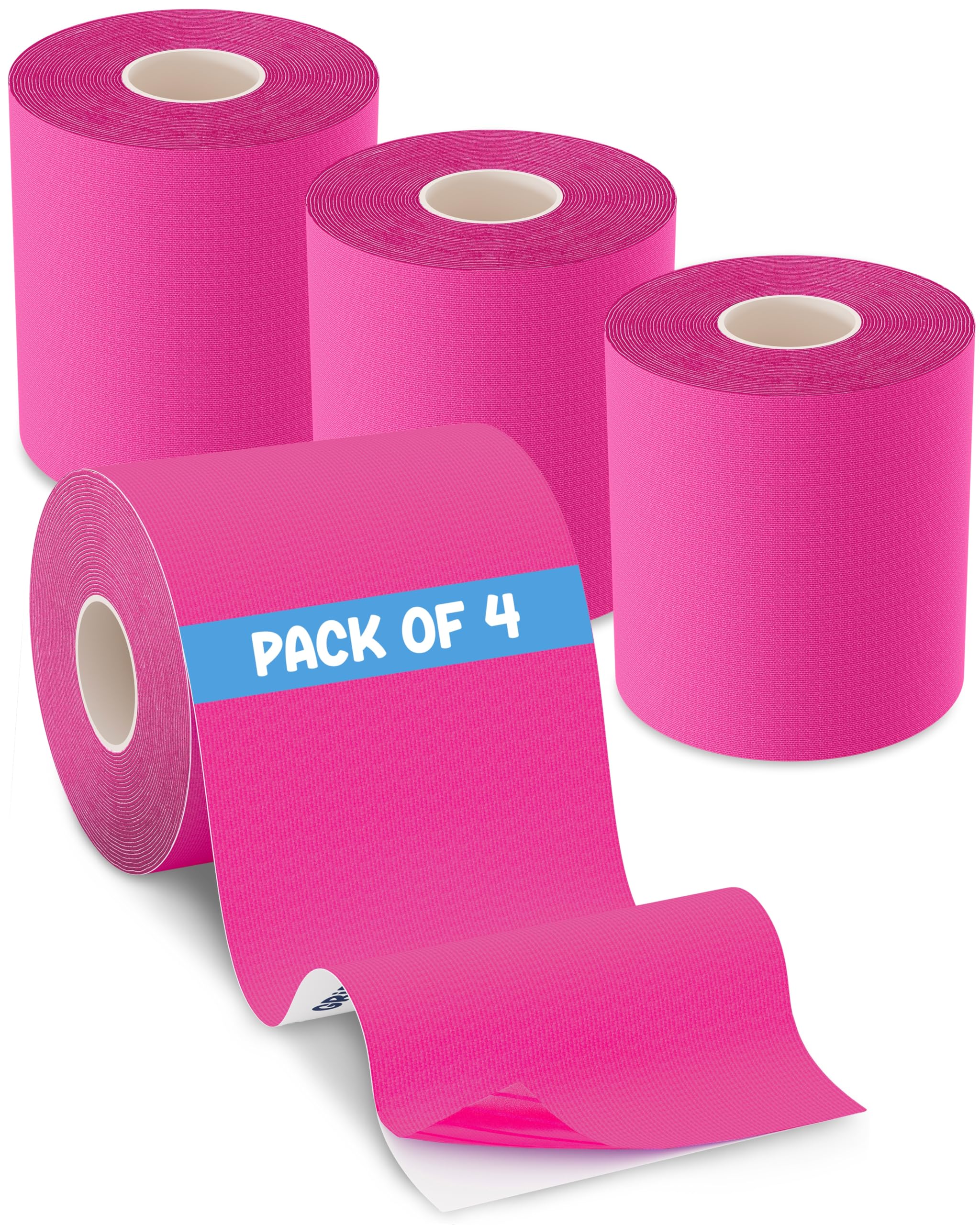 GrifGrips Athletic Sports Tape Universal CGM Tape Protective Patches for CGM Sensor Cover - 3in x 16 4