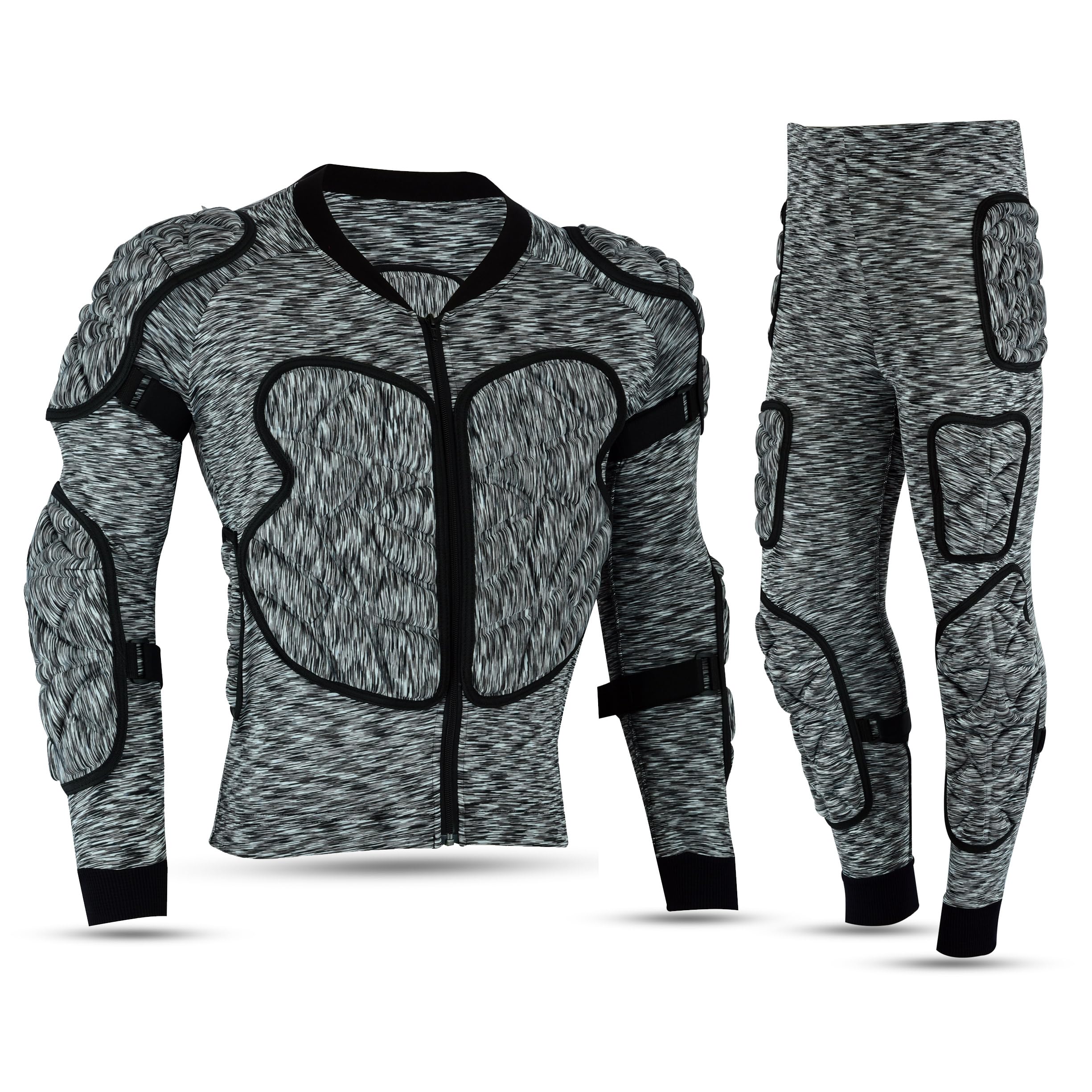 Speed MaxX Men Body Armour Motorbike CE Skiing Spine Guard Protective Jacket and Pant for Motocross protector Stretchable material 3XL