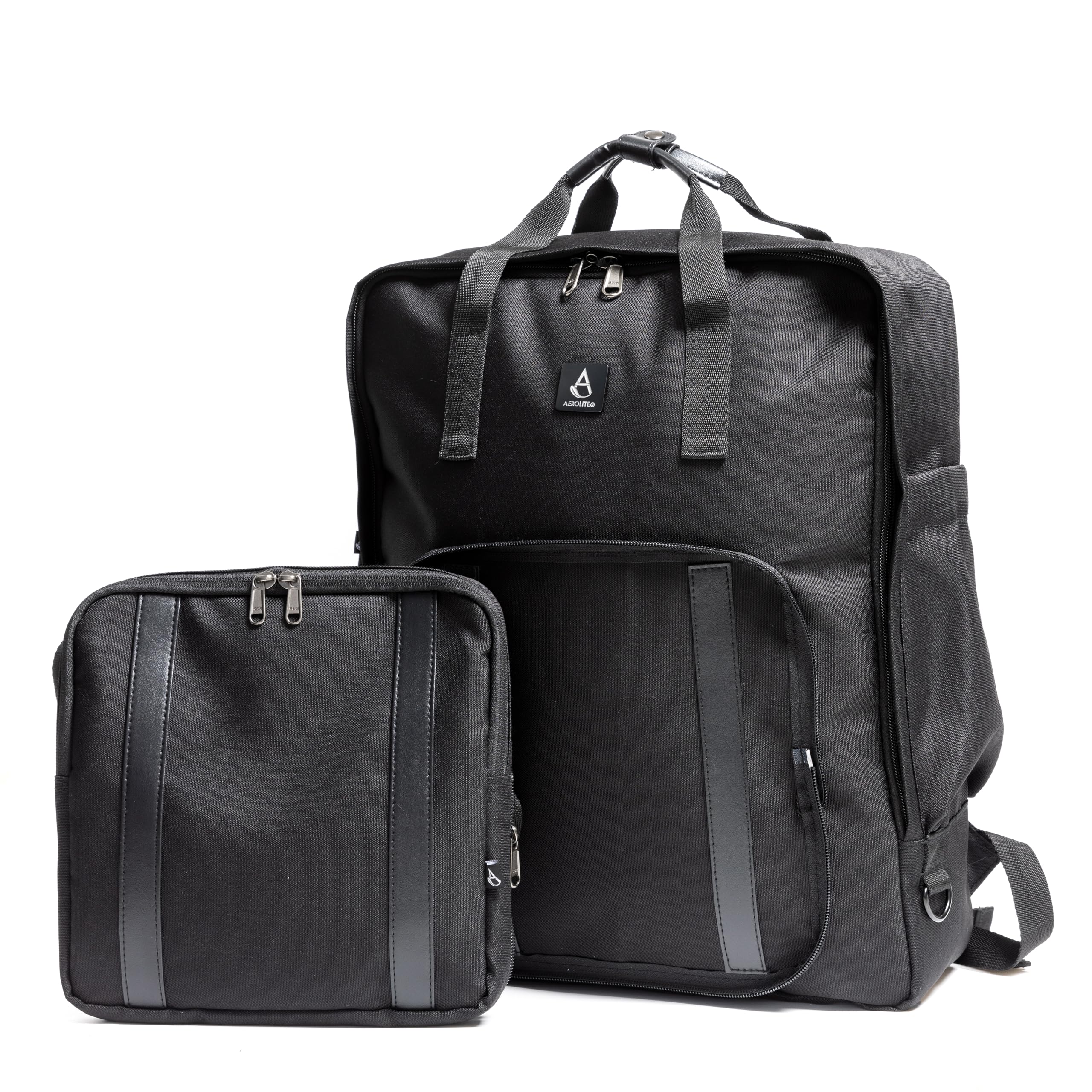 AeroliteRyanair Backpack with Removable Small Carry Bag, Eco-Friendly, Water Resistant, Cabin Luggage, Approved Travel Luggage, Travel Bag, Flight Backpack with 10 Year Warranty