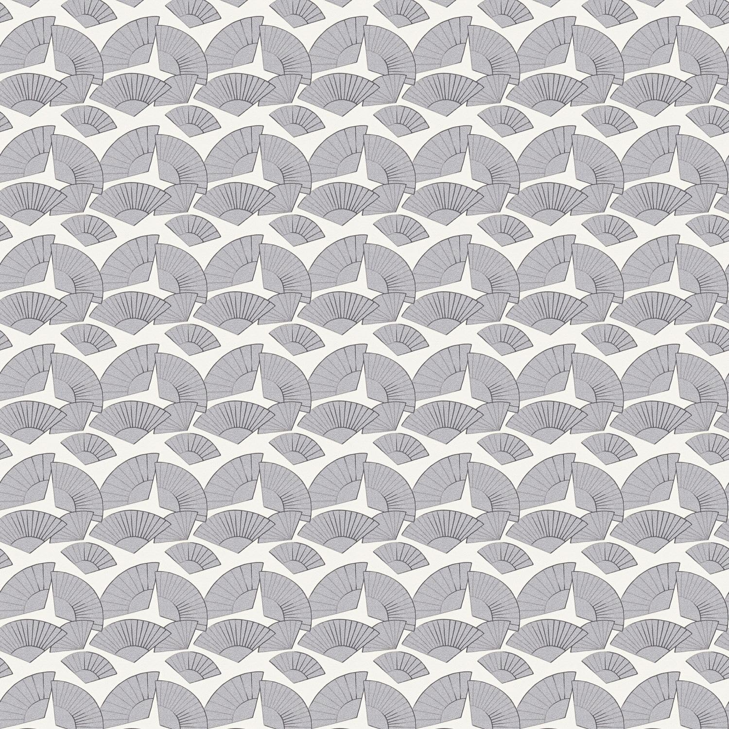 Papier peint abstrait blanc gris-argent 378476-GU intissé 5,33 m2