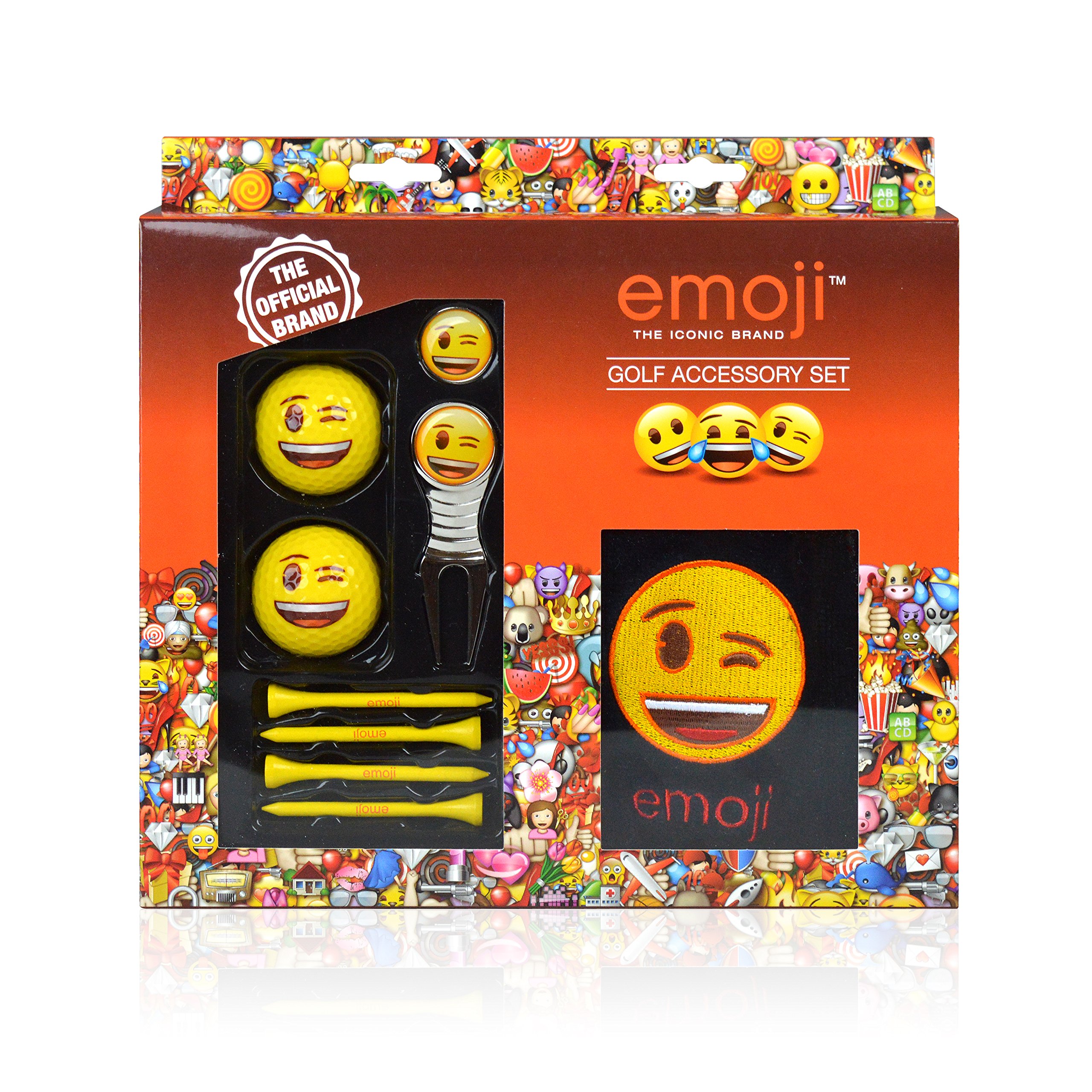 Official Emoji Golf Starter Accessory Gift Set