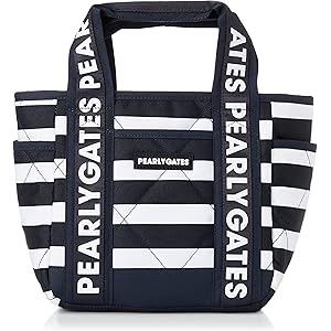 Amazon | [パーリーゲイツ] カートバッグ (細ボーダー柄) / ゴルフ