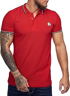 Code47 Herren Poloshirt Polohemd Basic Kurzarm Einfarbig Slim Fit Polo Shirt Baumwolle T-Shirt Polokragen