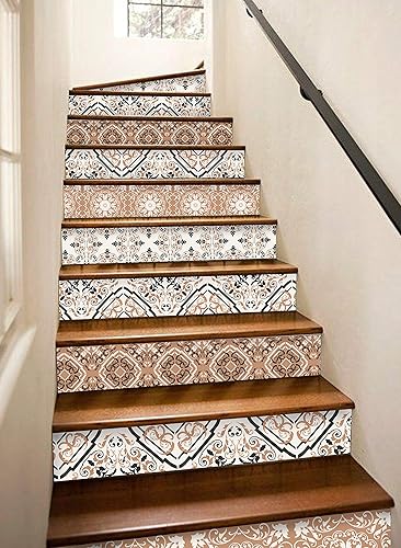 Bern - Tira de vinilo autoadhesiva, fácil de recortar y limpiar, removible para decoración del hogar, 5 x 49 pulgadas (5 x 49 pulgadas, 5 tiras)