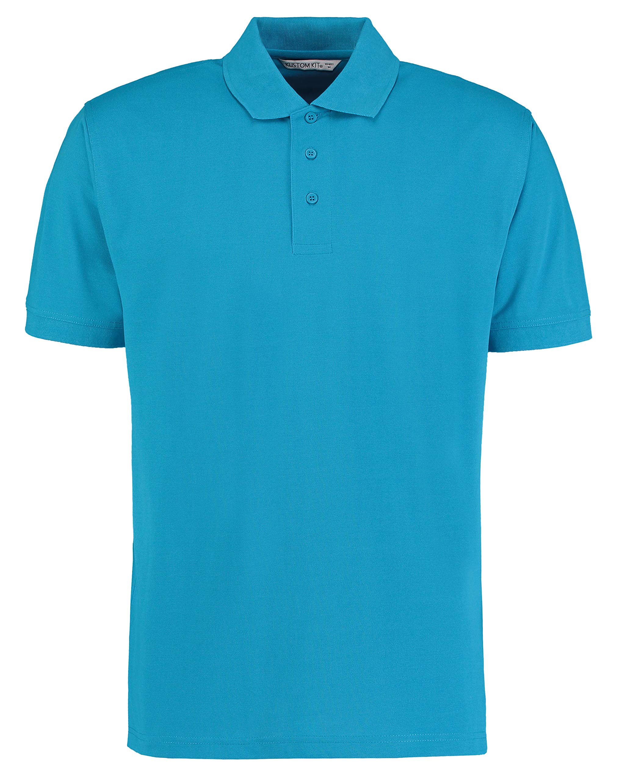 Kustom Kit Unisex Comfort Finish Klassic Polo Shirt Turquoise XS