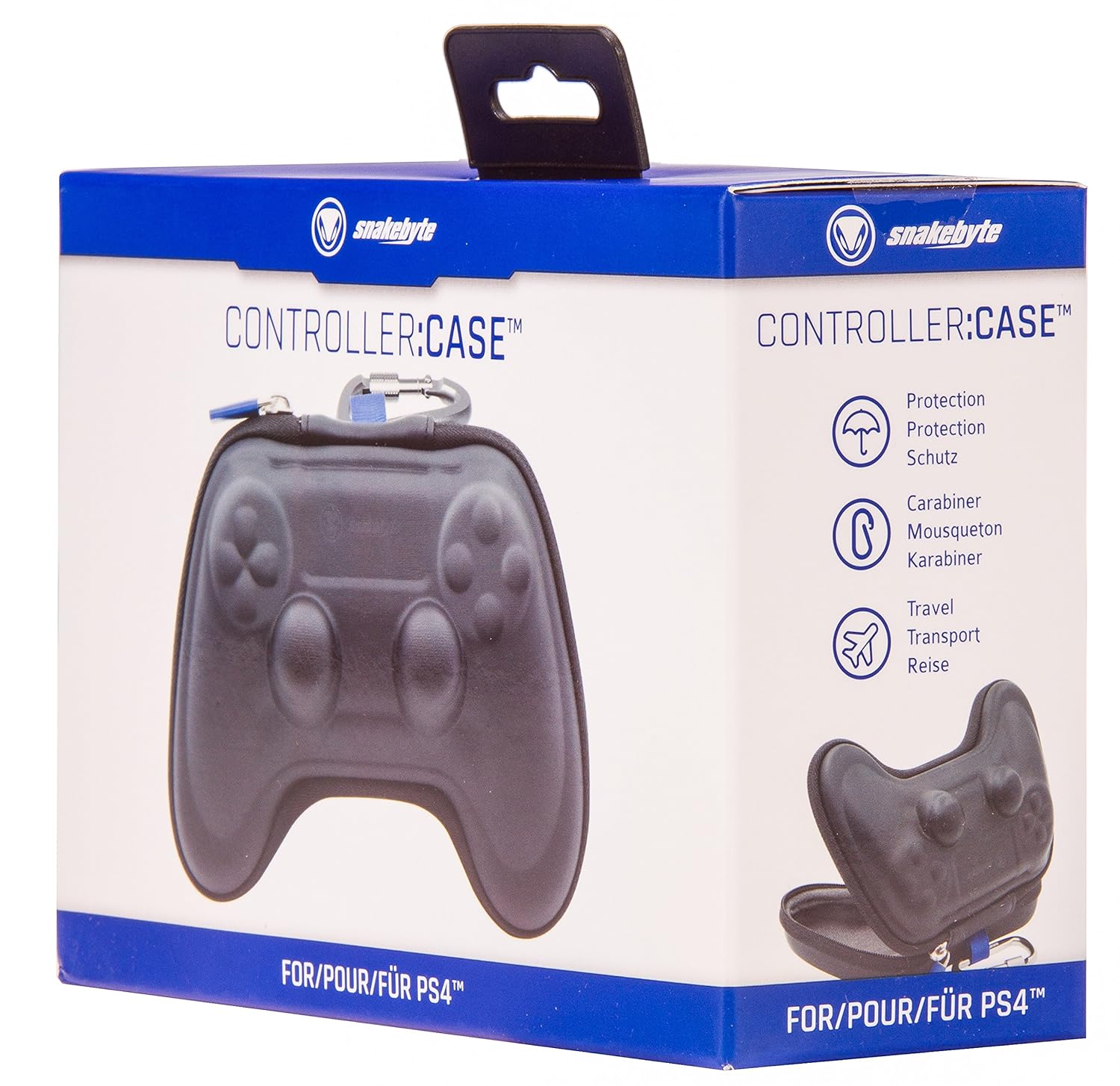 Snakebyte Snakebyte PS4 Controller:Case - Travel Case for Playstation 4 Dualshock 4 Controller - PlayStation 4