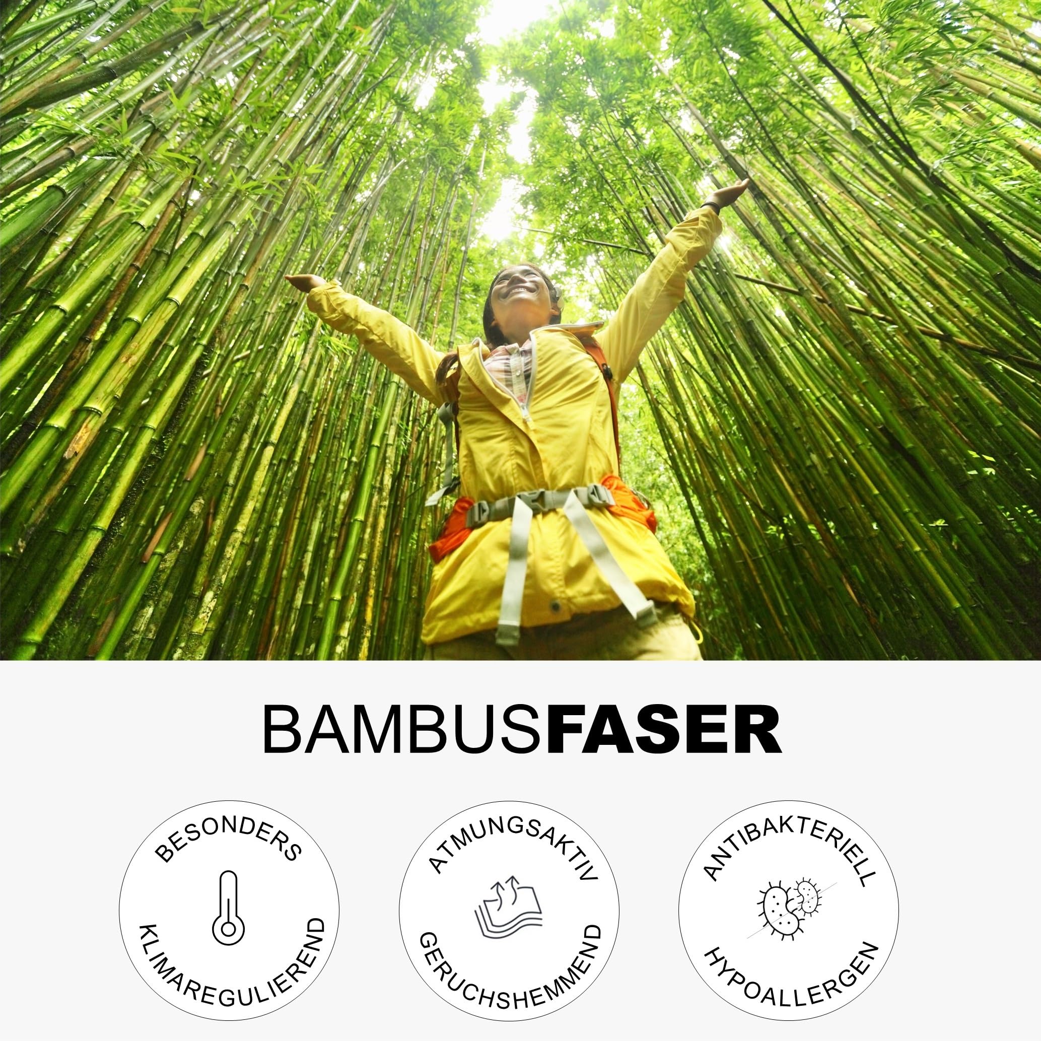 MAGANO® Luxus Spannbettlaken 180x200 Weiß | Bambus & Baumwolle Satin | 400 TC Premiumqualität | Hypoallergen & Thermoregulierend | Spannbetttuch Bettlaken 180x200cm | Weiss