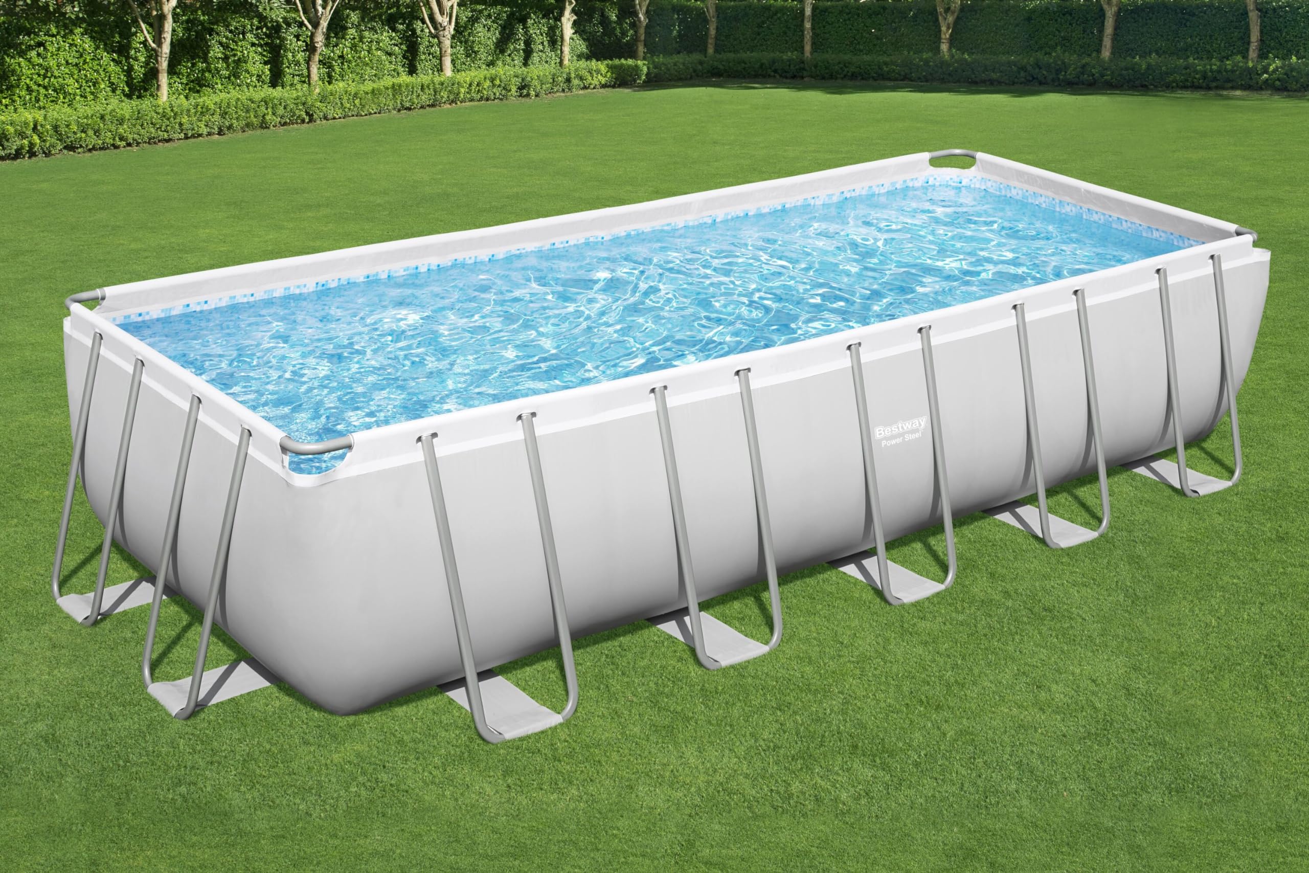 Bestway Power Steel™ 21' x 9' x 52" Rectangular Pool Set