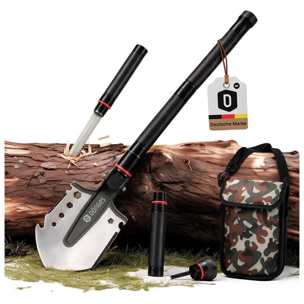 Dönges Klappspaten | All in One Outdoor Survival Tool & Schneeschaufel