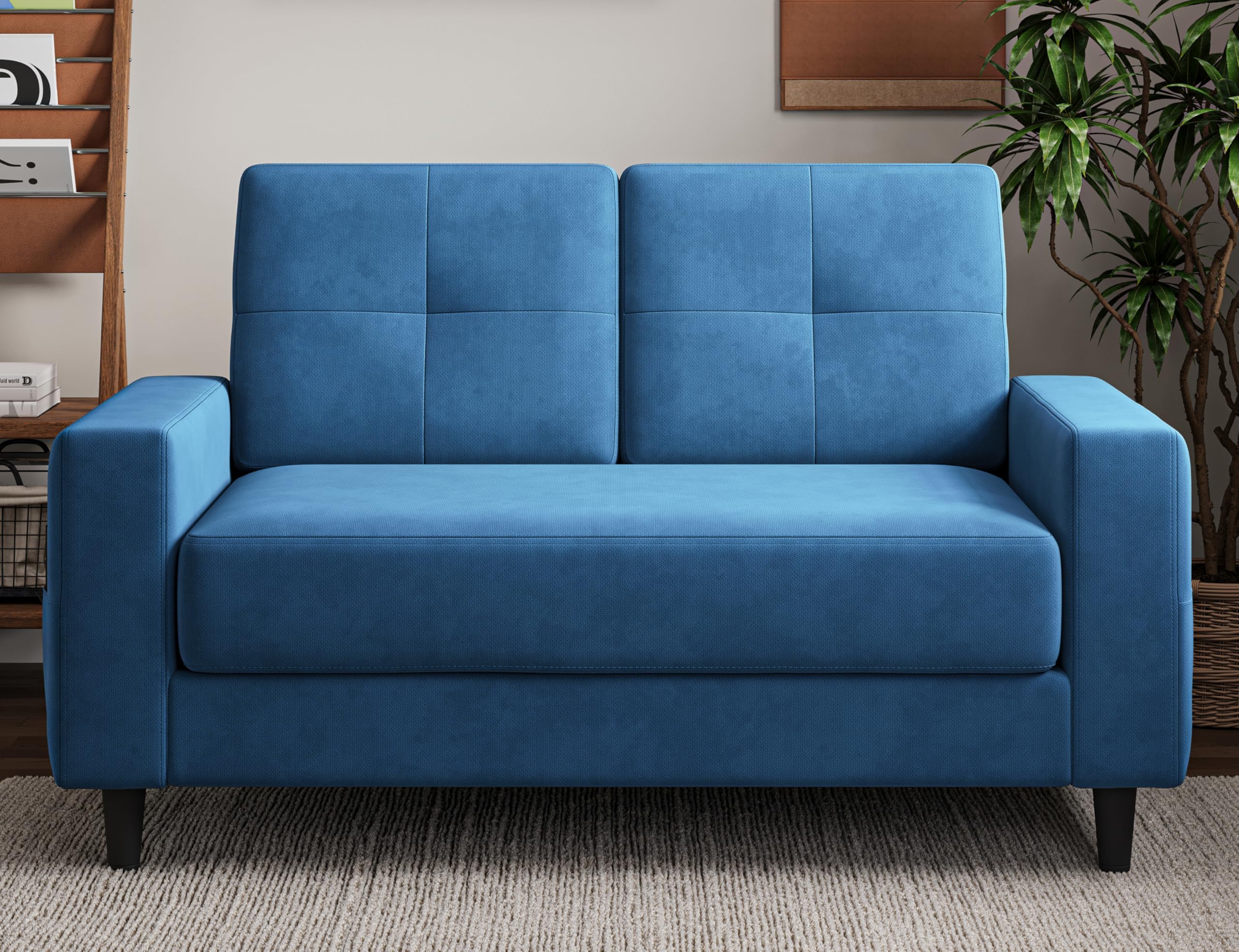 Txtins Loveseat Sofa 53 Love Seat Small couches for Small Spaces 2 Seater Mini Couch for Bedroom Apartment