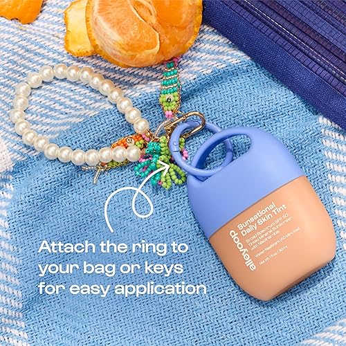 Miniatura 6 de Alleyoop Sunsational - Protector solar hidratante tintado para rostro de amplio espectro SPF 50, protector solar 100% mineral con jojoba, protege