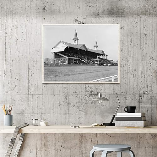 Miniatura 2 de Kentucky Derby 1901 Nthe Churchill Downs Racetrack en Louisville Kentucky en el día del Derby de Kentucky de 1901 29 de abril de 1901 Póster impreso