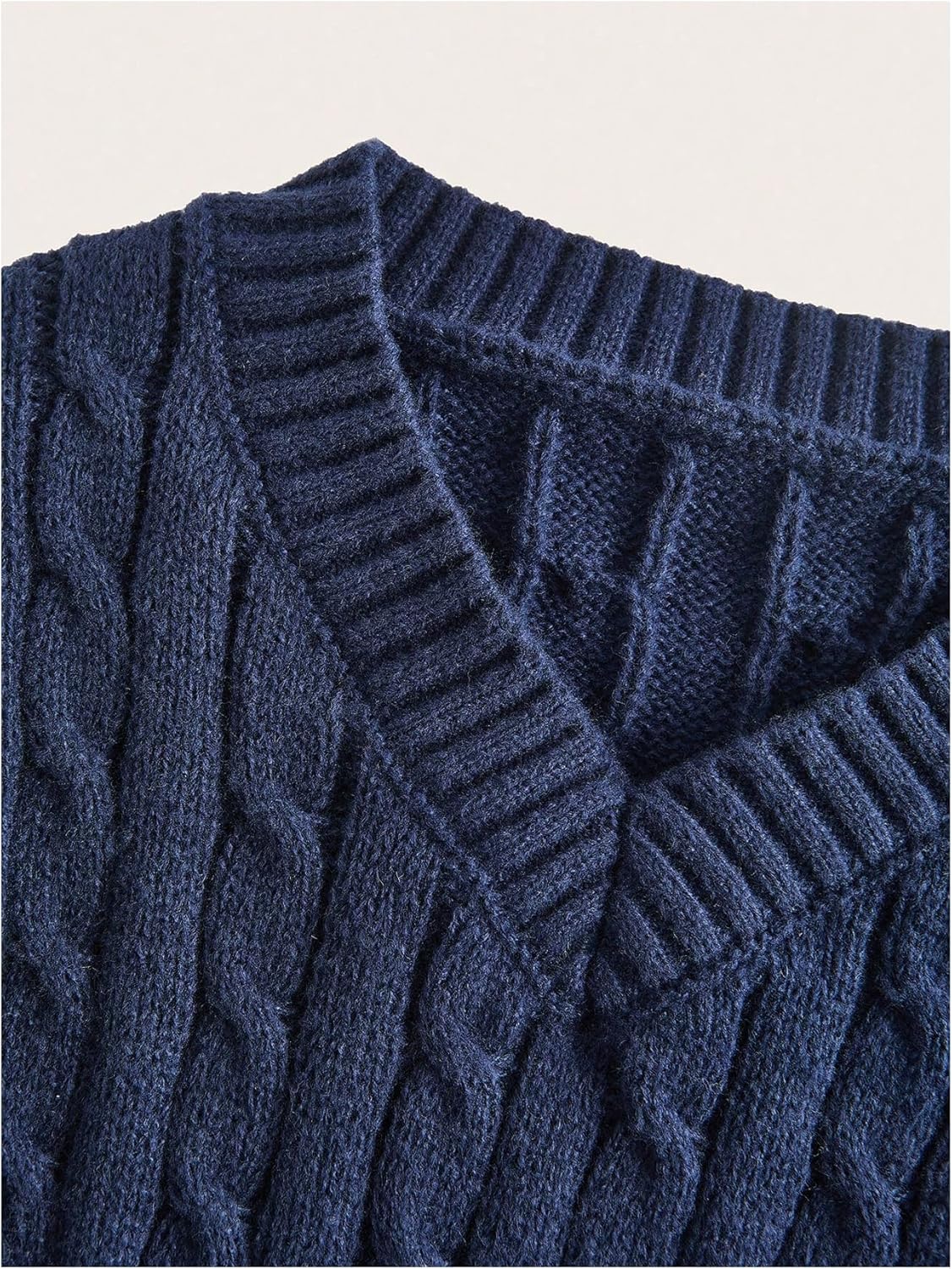 SHENHE Women's Bear Knit Sweater Long Sleeve V Neck Fitted Pullover Top Business Casual Work Fall Outfits - Image 4