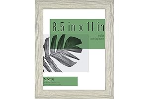8.5 x 11 Frame: Gray Woodgrain Elegance for Your Cherished Memories