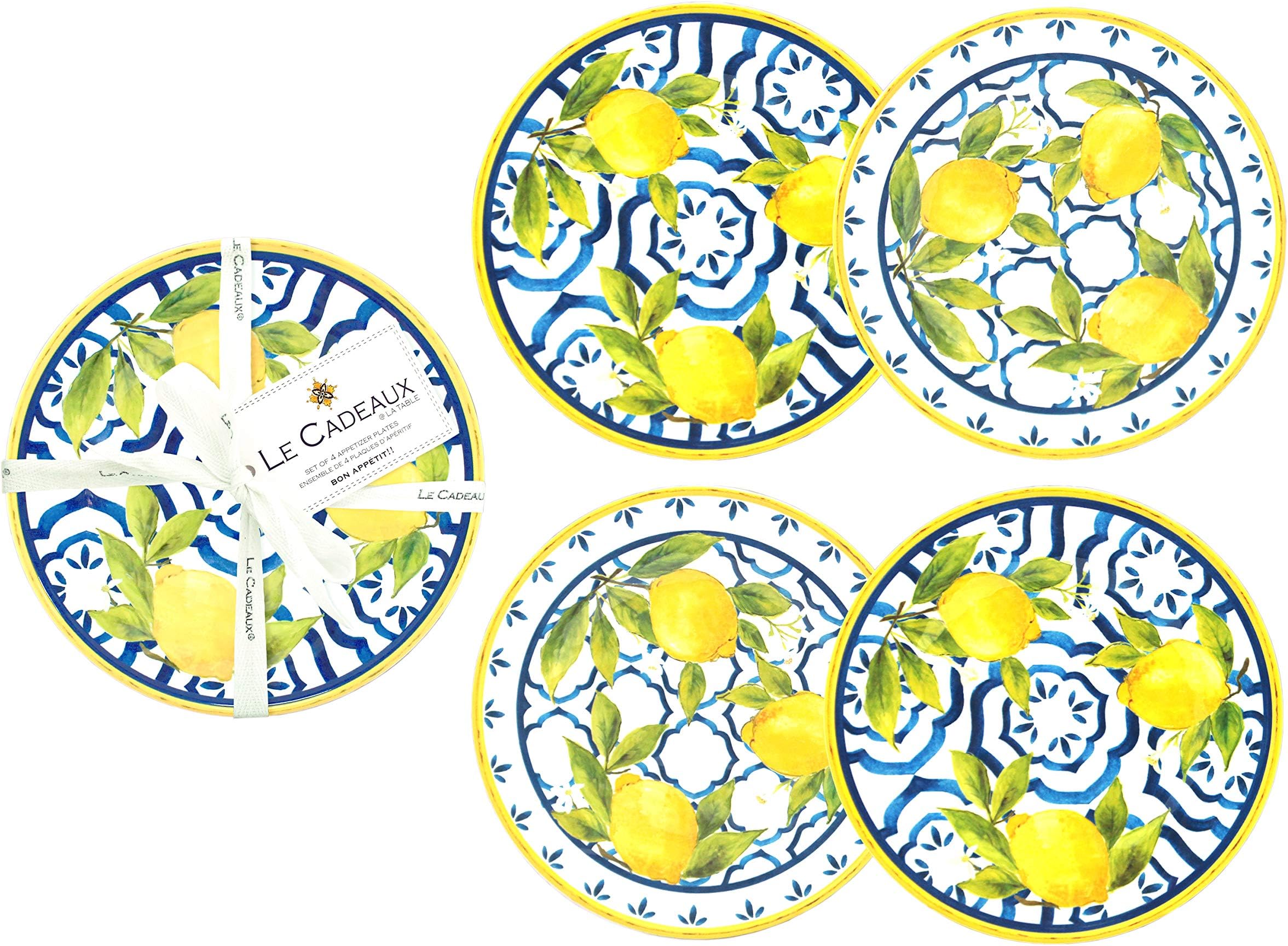 Appetizer Plates - Set of 4 - Palermo - 6.5 in. (097PAL)