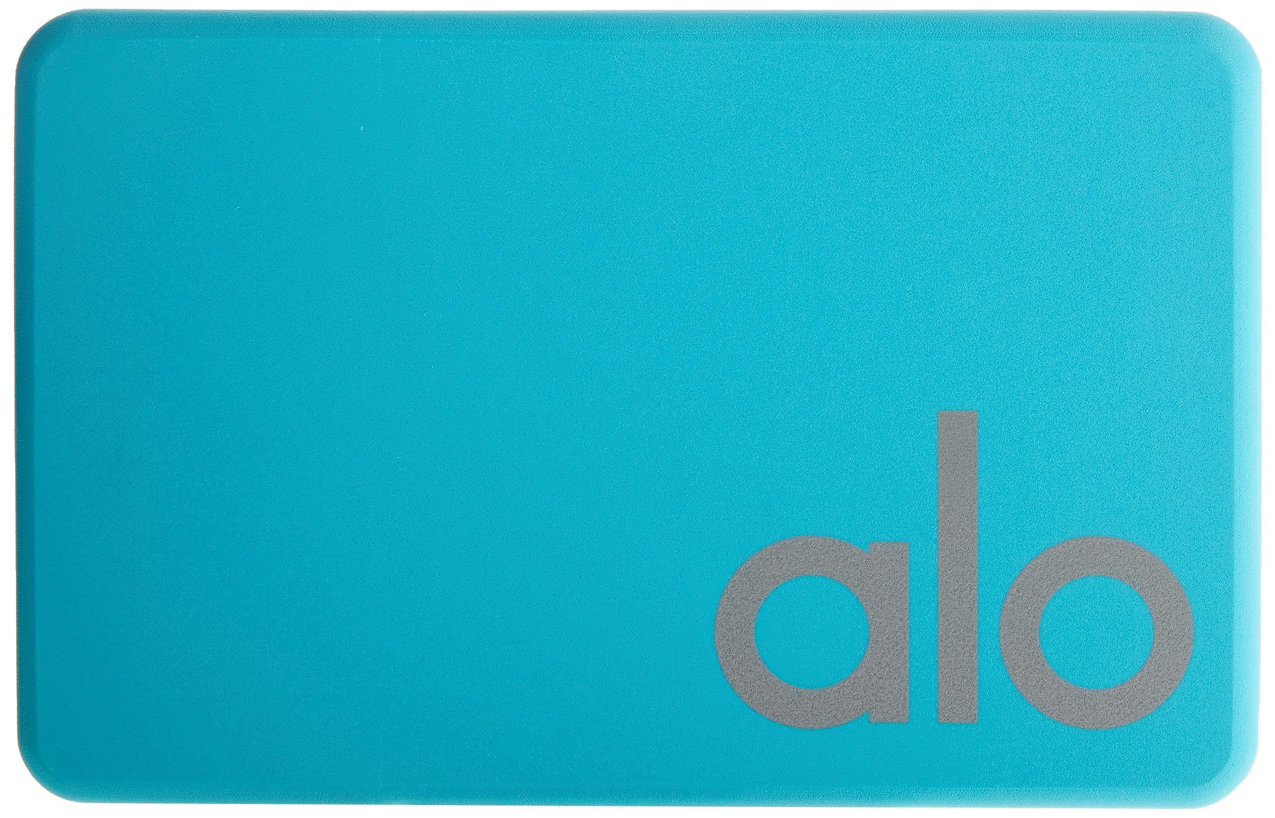 Alo Yoga Uplifting Yoga Block, Bright Aqua/Silver, One Size  display picture 1