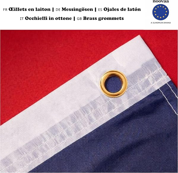 Drapeaux Nationaux - Résistant Aux Intempéries, Œillets en Laiton, Polyester Haute Qualité, Coutures Doubles - Usage Extérieur (1, France libération, 60x90cm) - 5