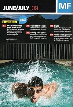 Men's Fitness Magazine June July 2009 Rafael Nadal Jennifer
