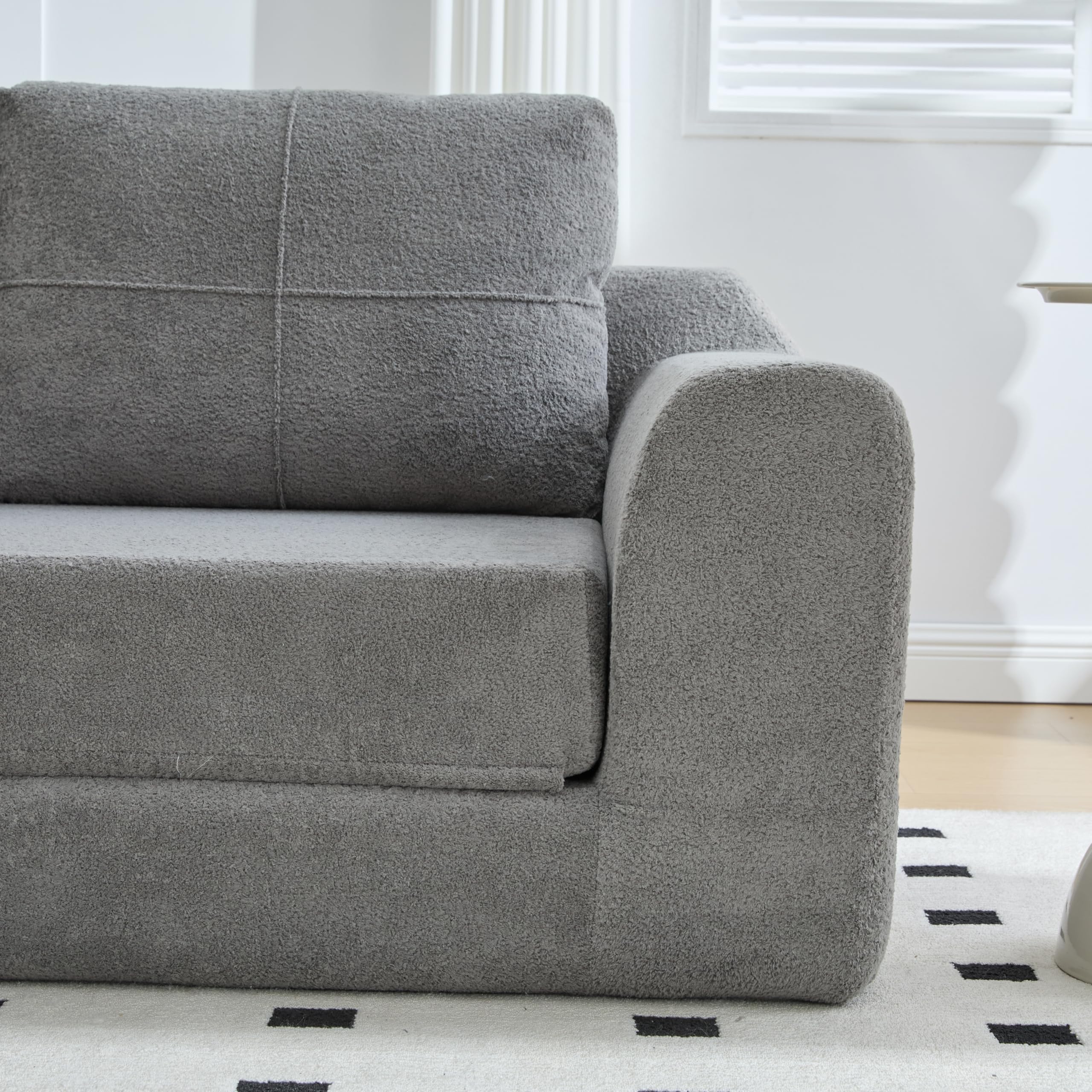 Sofá cama modular de 2 plazas, sofá convertible
