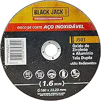 BLACK JACK Disco De Corte Para Aço Inox 180 X 1. 6 X 22. 23 Mm Black Jack J501