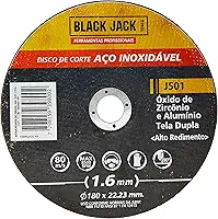 BLACK JACK Disco De Corte Para Aço Inox 180 X 1. 6 X 22. 23 Mm Black Jack J501