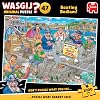 Wasgij Original 47, Boating Bedlam - Unique 1000 Piece Jigsaw Puzzle for Adults - Colourful, Puzzling, Challenging & Brainteasing Adult Jigsaws - 100% Recycled Cardboard 1000Pc Puzzles - Jumbo