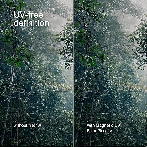 Miniatura 6 de Urth Filtro magnético de lente UV de 2.283 in (Plus+) - Ultradelgado, protección de lente de cámara UV con revestimiento nano de 30 capas