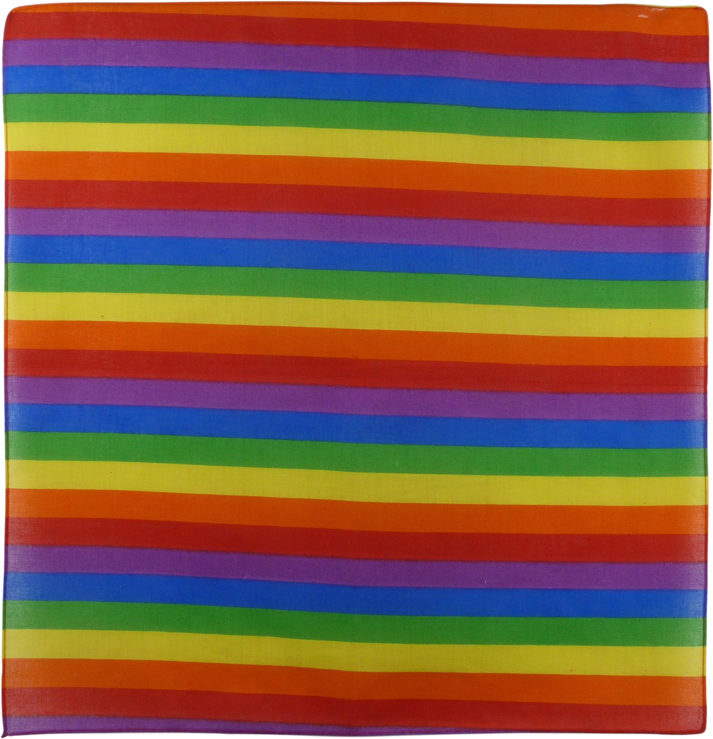 This is not fashion 100% Cotton Rainbow Bandanna/Bandana Gay Pride LGBT Bikers Scarf