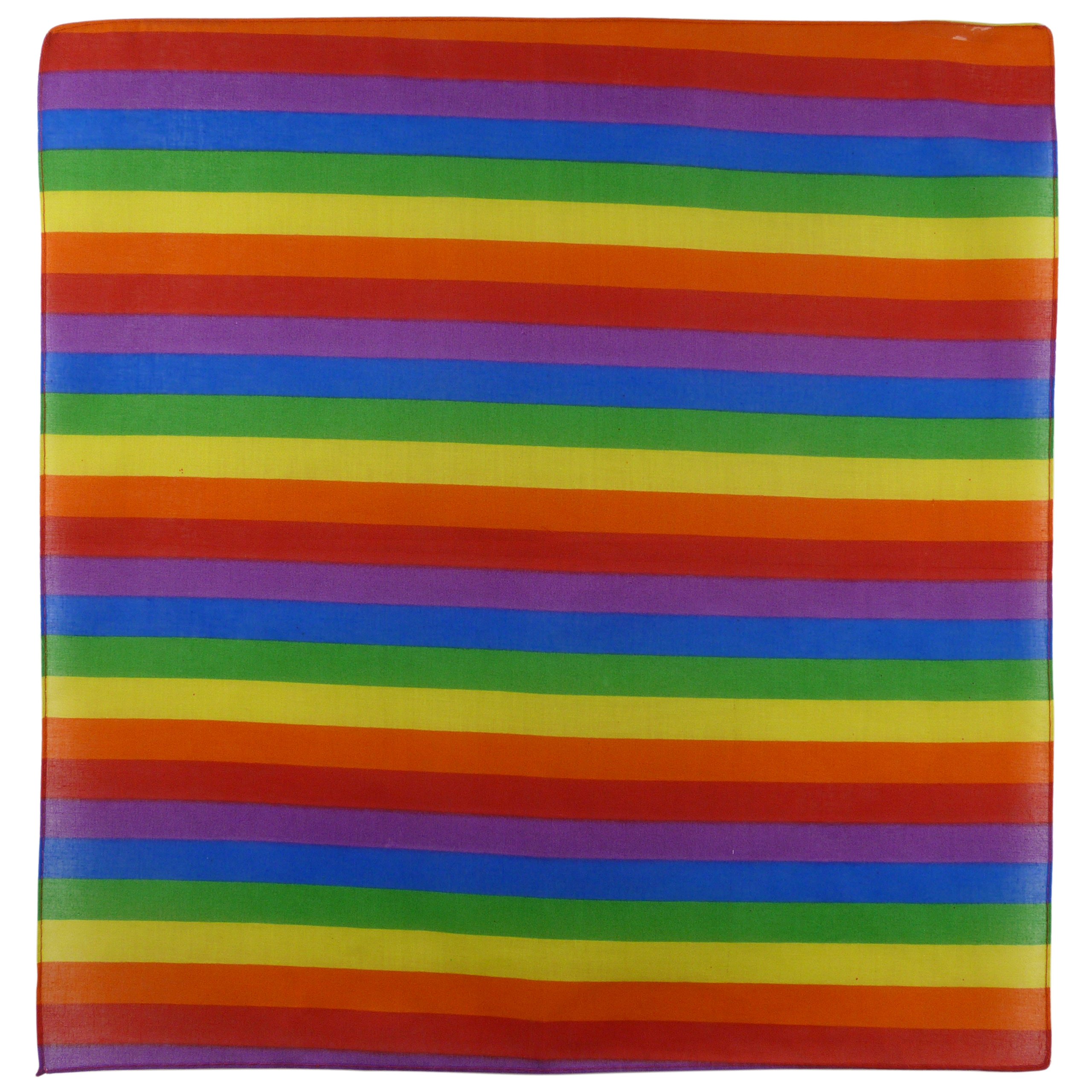 This is not fashion 100% Cotton Rainbow Bandanna/Bandana Gay Pride LGBT Bikers Scarf