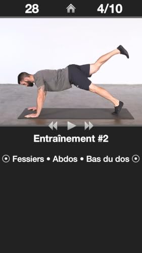Exercices Quotidien Fessiers - Programmes fitness – vue 3