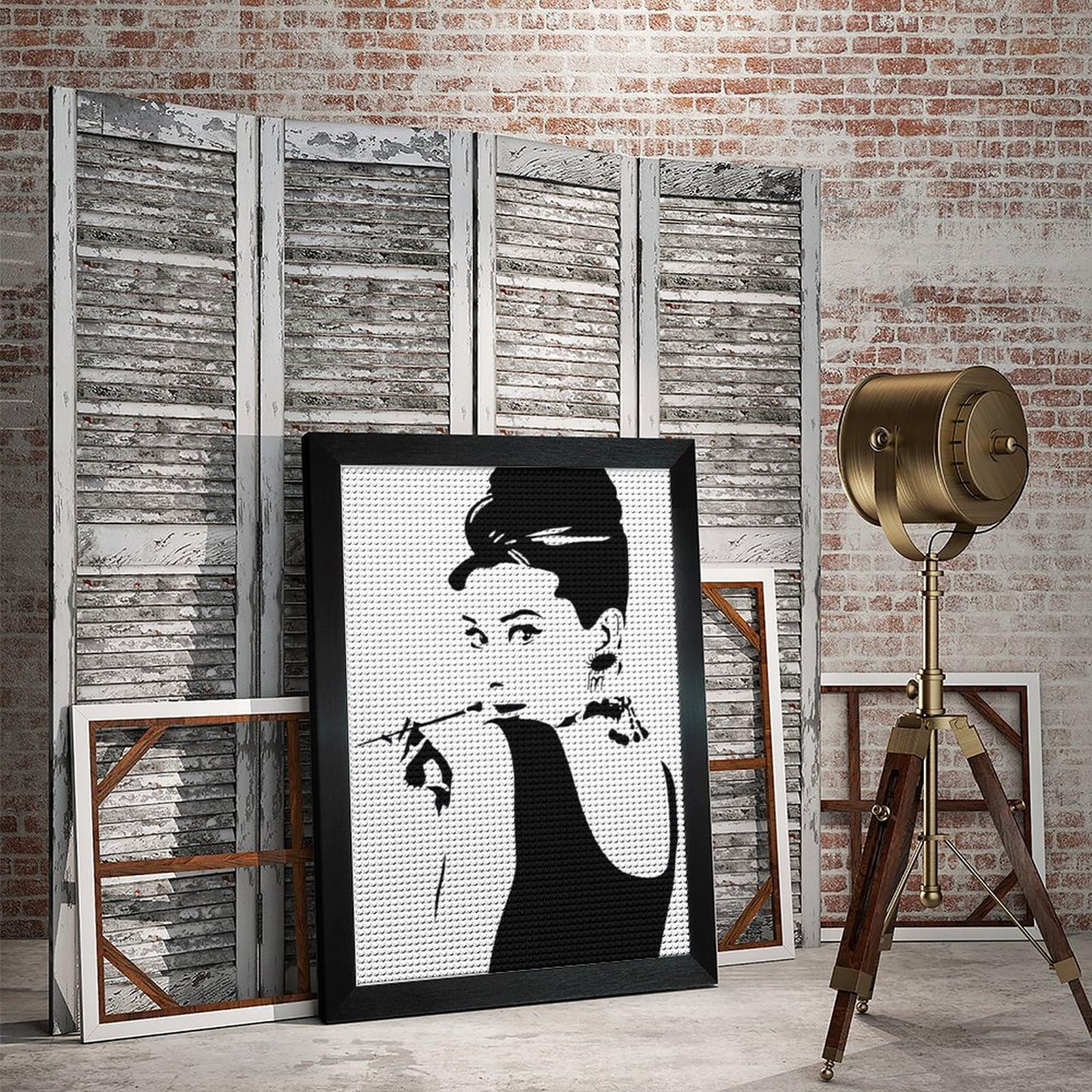 Amazon | オードリー・ヘップバーン ダイヤモンドアート 5D