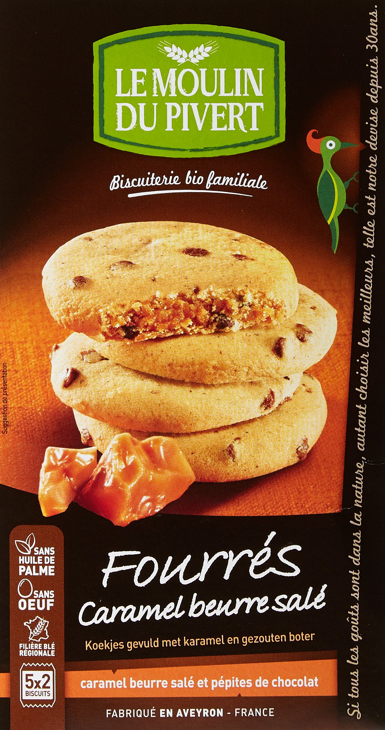 Moulin Pivert Fourrés Caramel/​Beurre Salé 175 g