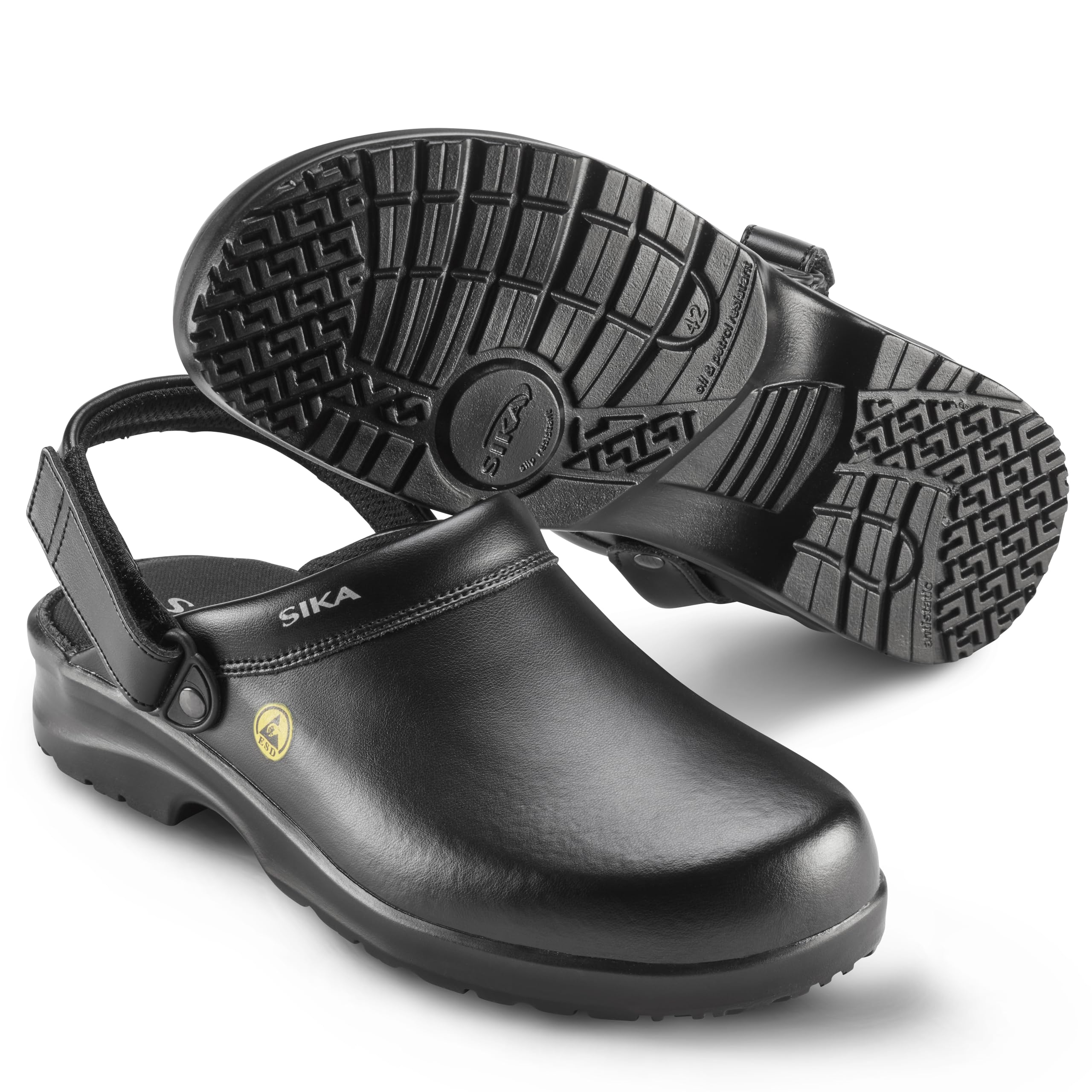 SIKA 19467 Fusion ESD - Clog - Adatto per farmaceutico, industria alimentare, ospedale e cura, gastronomia (HORECA) e cucina, servizio e pulizia