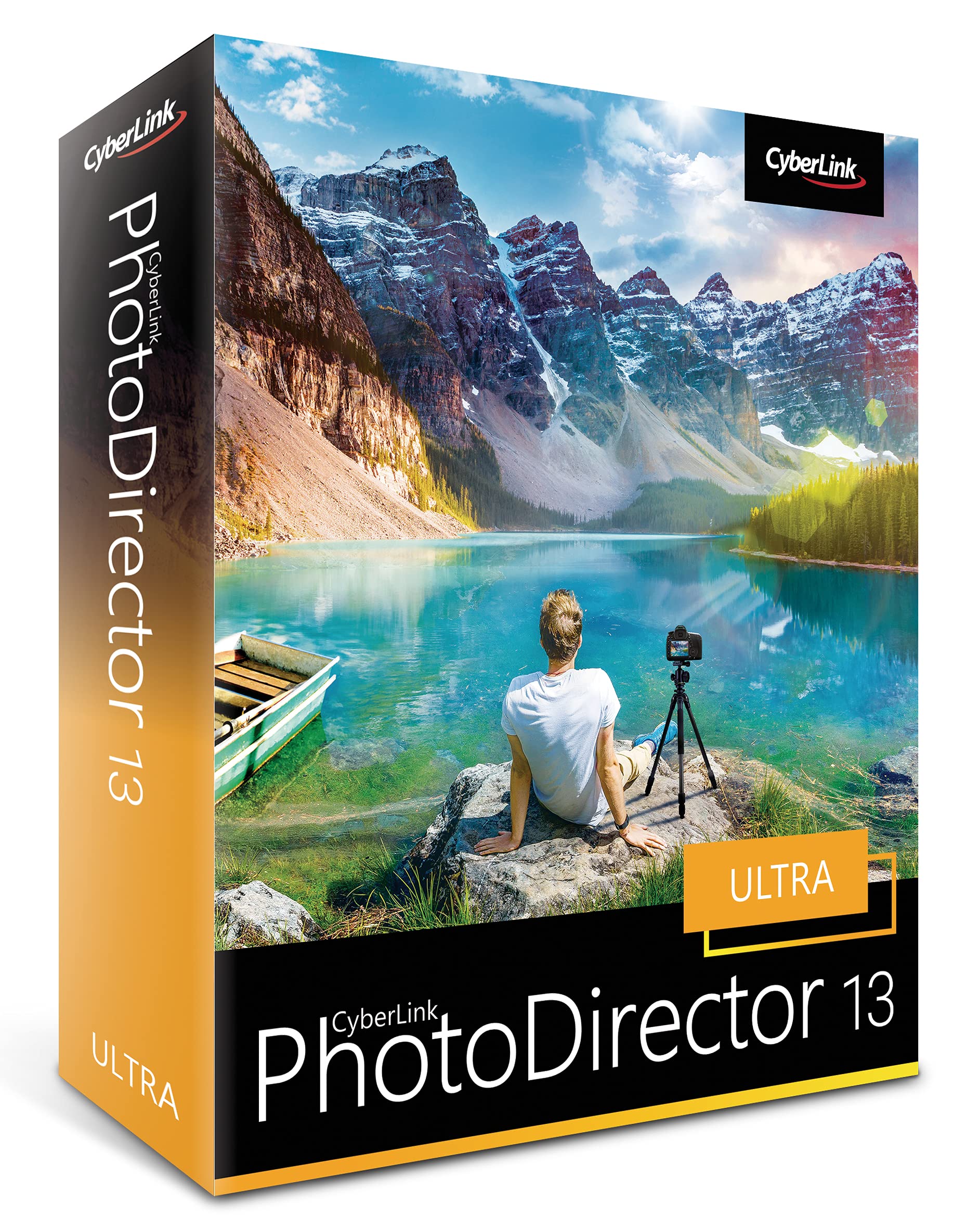 CyberLink PhotoDirector 13 Ultra Leistungsstarke Fotobearbeitung Lebenslange Lizenz BOX Windows