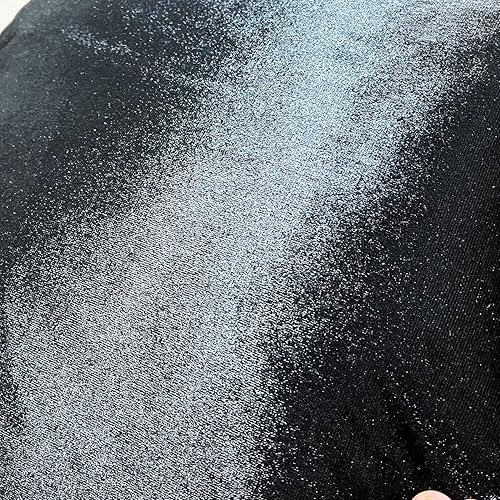 Miniatura 5 de HeMiaor Juego de 2 elegantes fundas de almohada de color negro con diamantes brillantes de 18 x 18 pulgadas